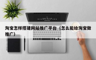 临猗淘宝怎样搭建网站推广平台（怎么能给淘宝做推广）